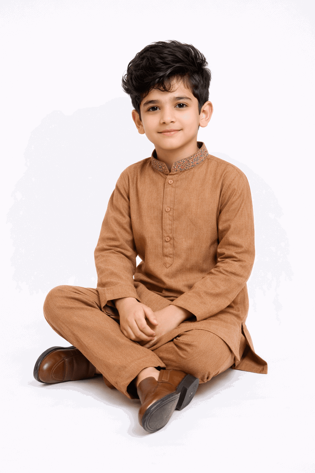 Boy Embroidered Shalwar Kameez KDC 017 - Kiddiesco