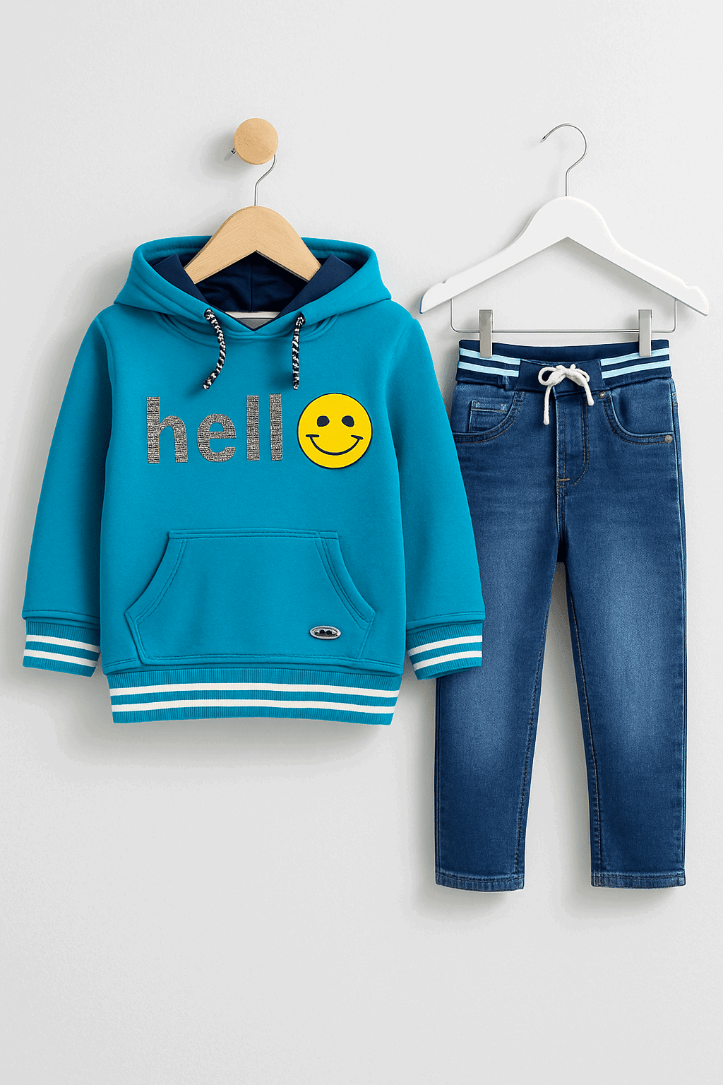 Boy Hoodie Shirt Denim Pant KDC 041 - Kiddiesco