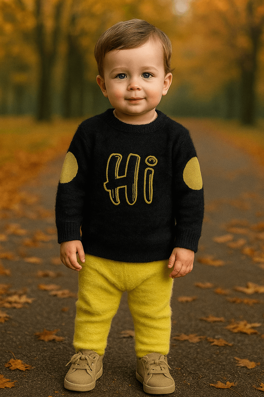 Boy Winter Woolen Shirt & Pant Set KDC 064 - Kiddiesco
