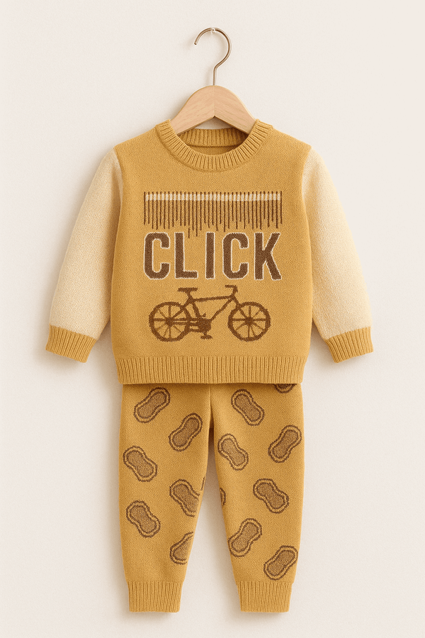 Boy Winter Woolen Shirt & Pant Set KDC 065 - Kiddiesco