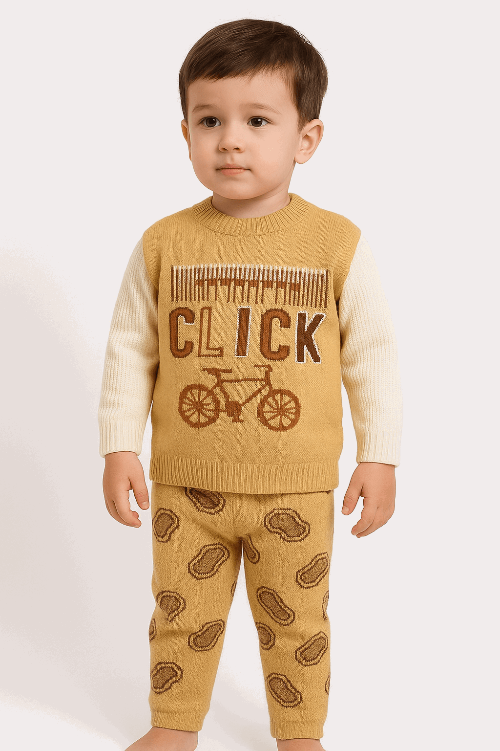 Boy Winter  Woolen Shirt & Pant Set KDC 065 Secondary image