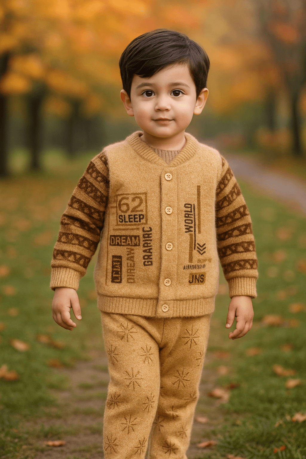 Boy Winter Woolen Shirt & Pant Set KDC 066 - Kiddiesco