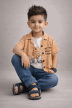 Boys Casual Summer Outfit 3Pcs - Kiddiesco
