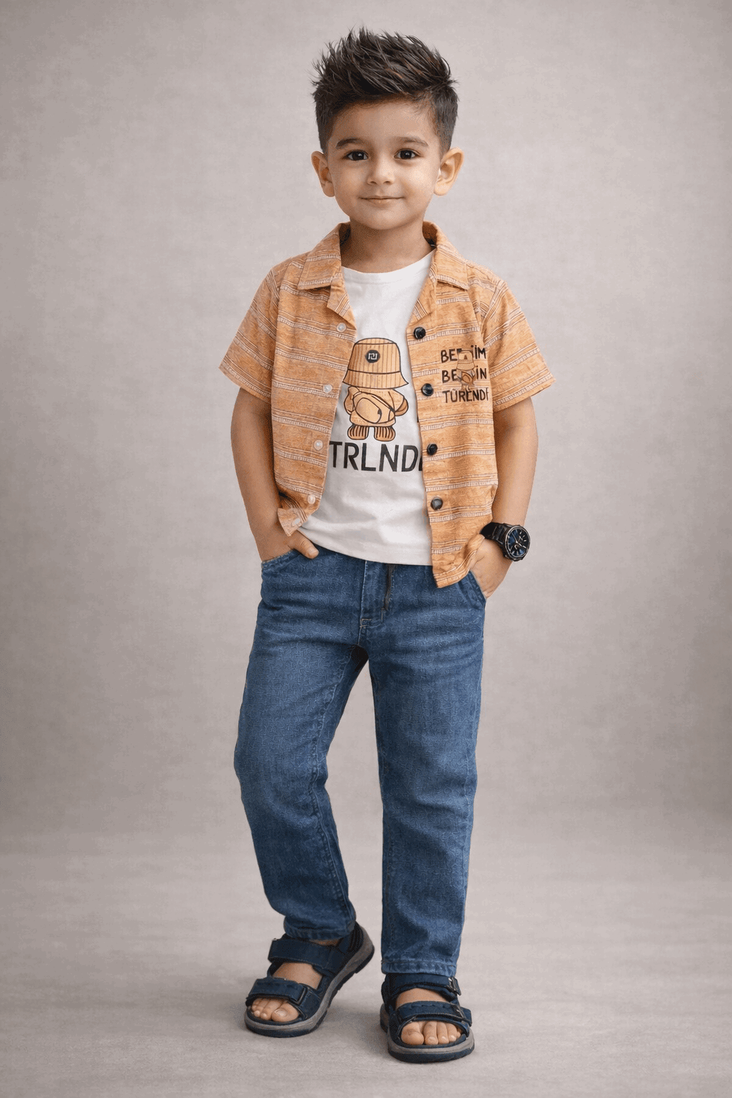 Boys Casual Summer Outfit  3Pcs Secondary image