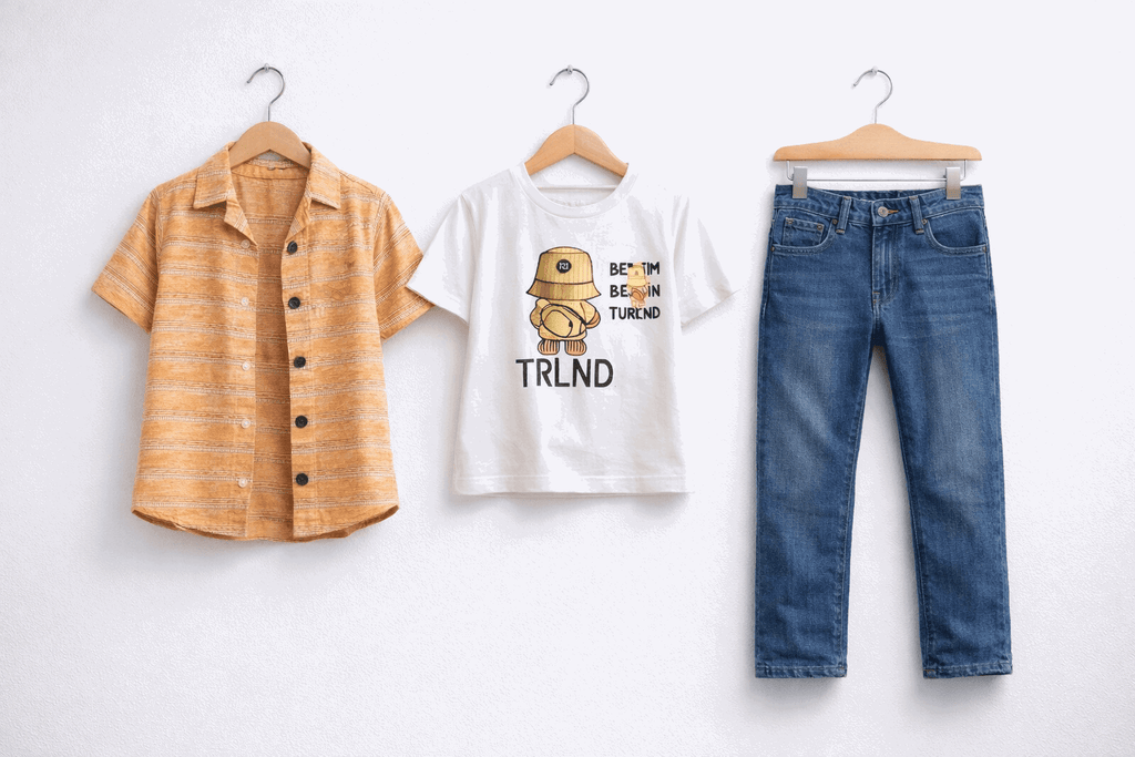 Boys Casual Summer Outfit 3Pcs - Kiddiesco