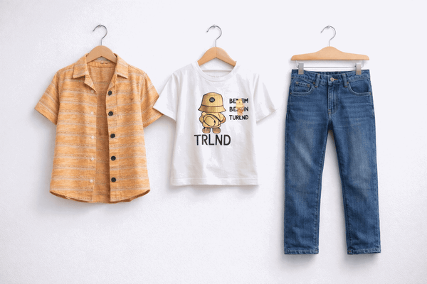 Boys Casual Summer Outfit 3Pcs - Kiddiesco