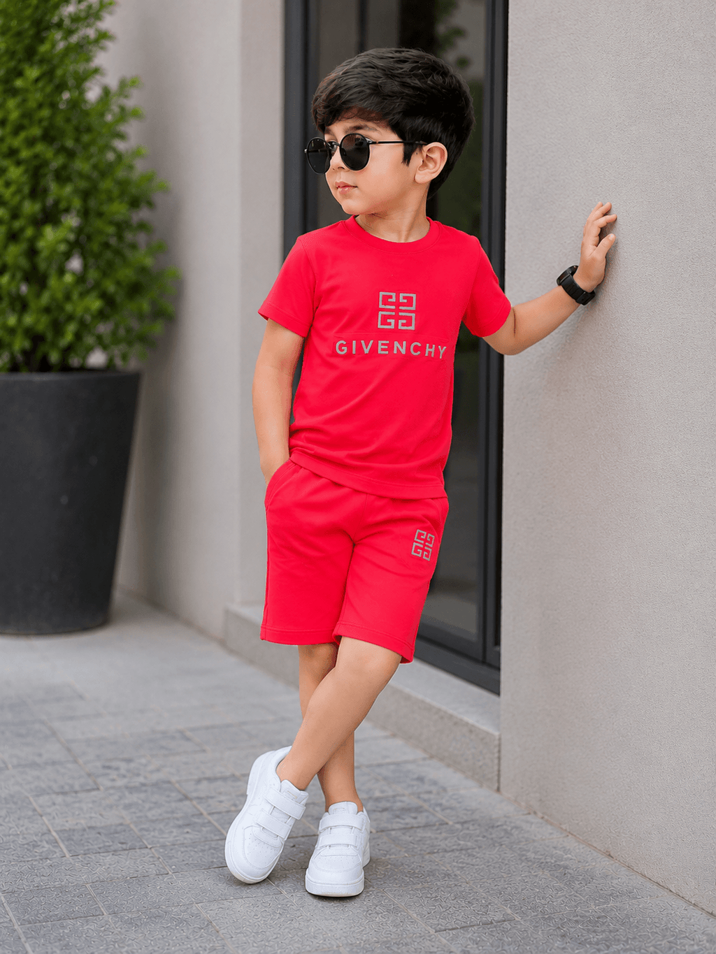 Boys Half Sleeves Summer Set - Kiddiesco