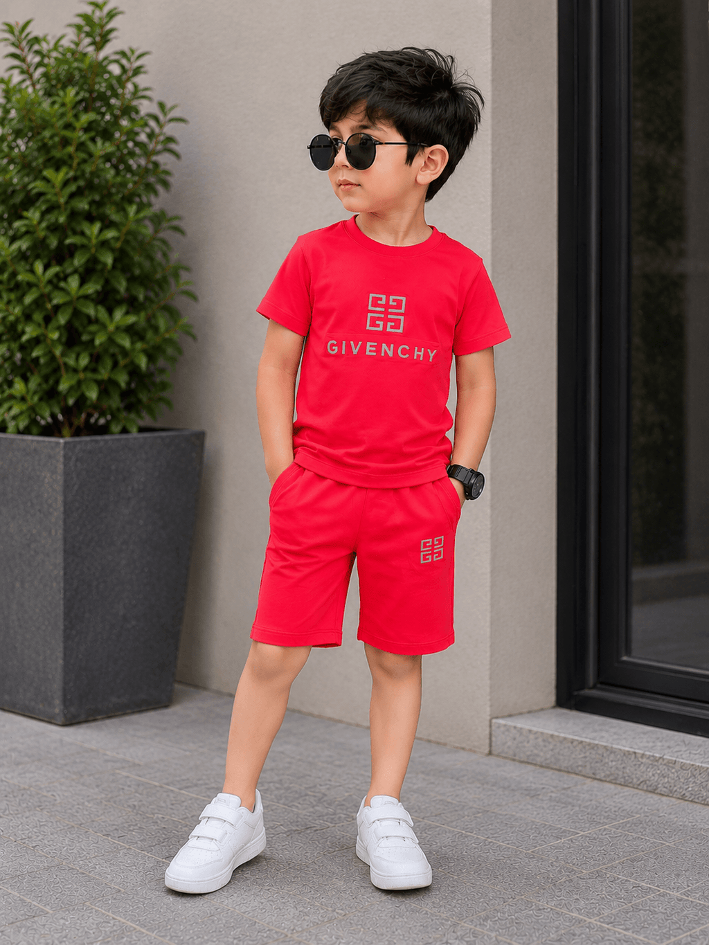 Boys Half Sleeves Summer Set - Kiddiesco