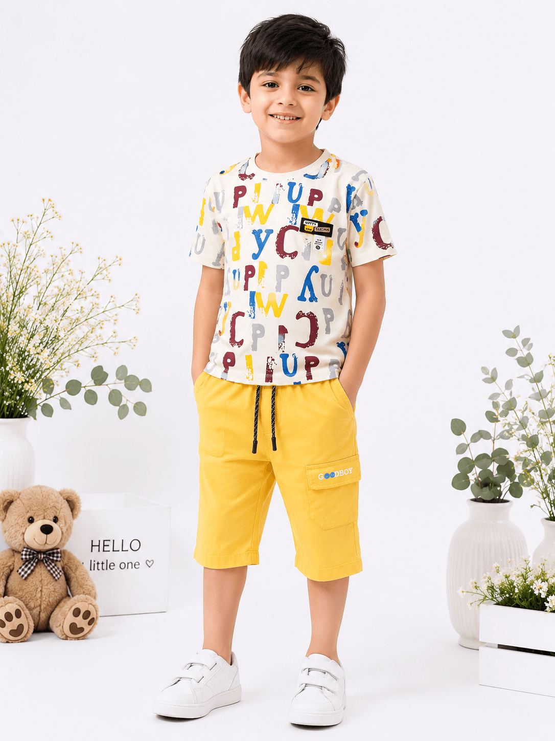 Bright ABC Summer Outfit - Kiddiesco