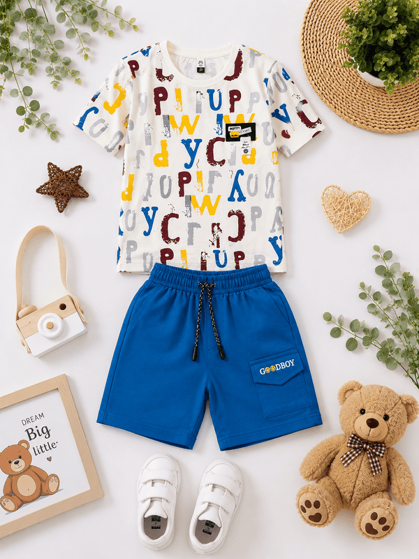Bright ABC Summer Outfit - Kiddiesco