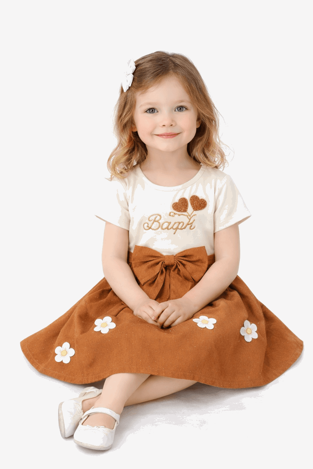 Butterfly Bow Party Dress - Kiddiesco