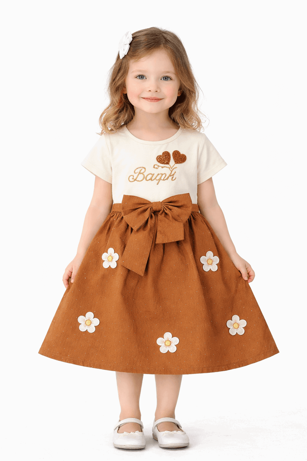 Butterfly Bow Party Dress - Kiddiesco