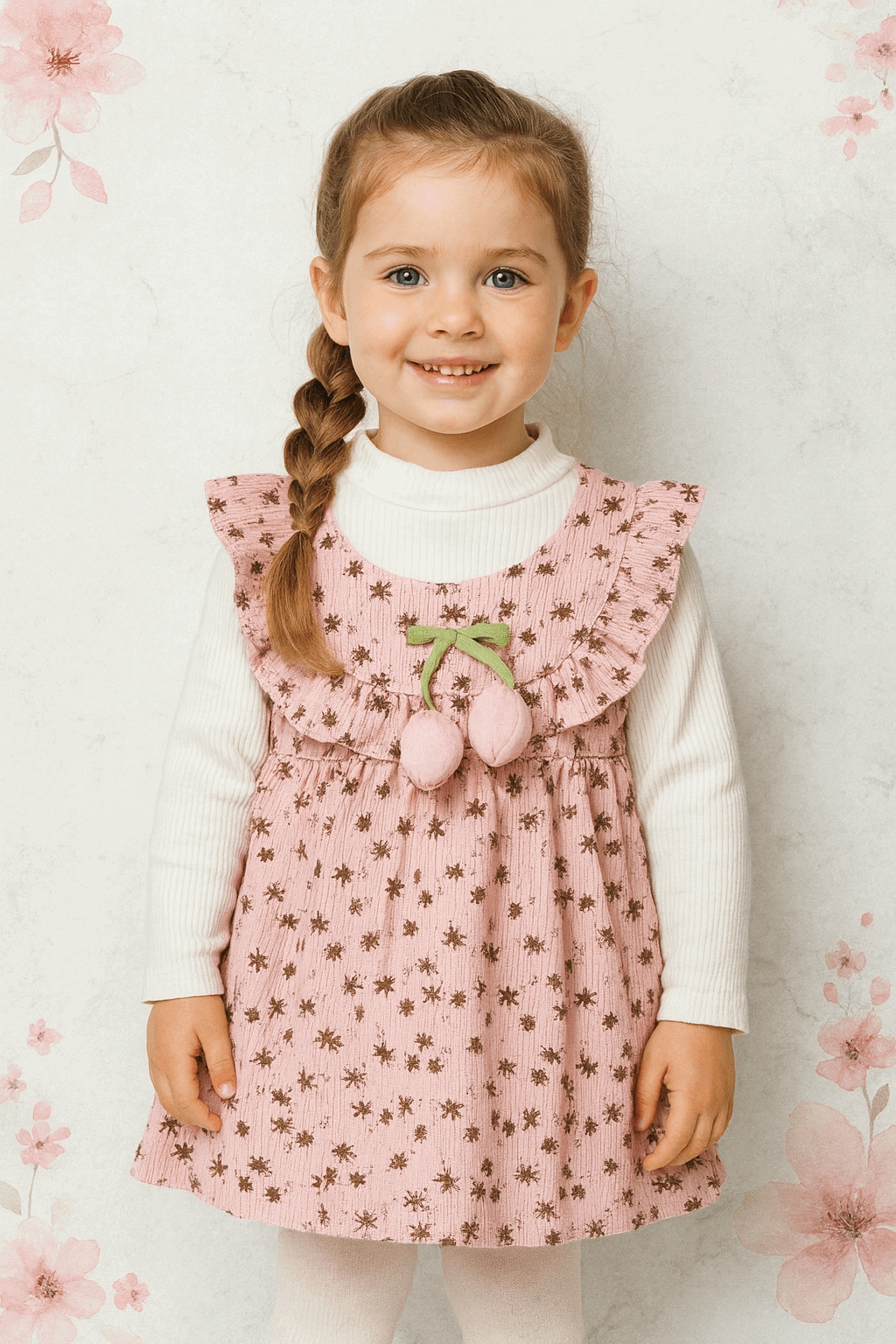 Charming Girl Frock KDS 057 - Kiddiesco