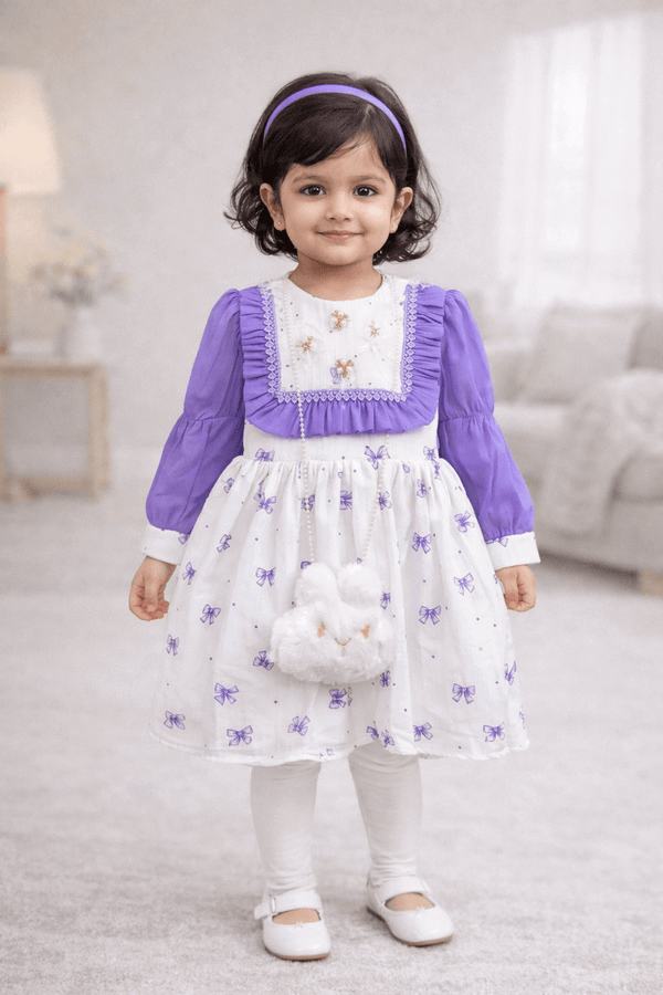 Cheerful little girl Outfit 3 pcs - Kiddiesco