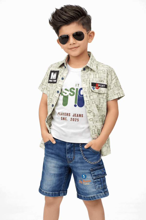 Classic Boys 3Piece Summer Set - Kiddiesco