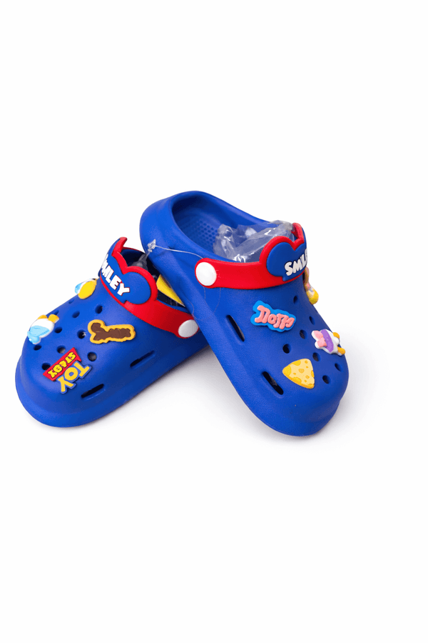 Colorful Blue Crocs KDC 043 - Kiddiesco