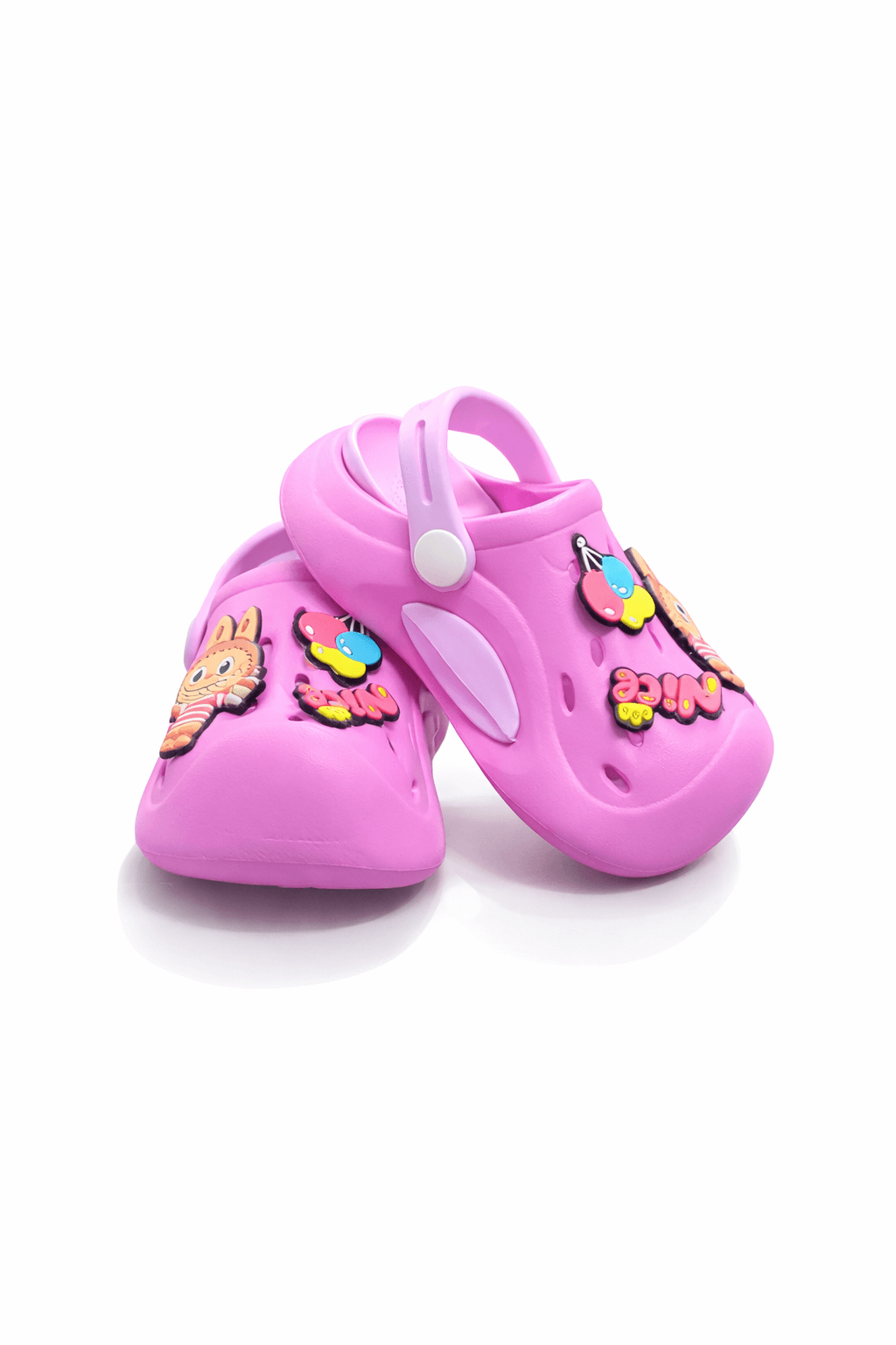 Colorful pink Crocs KDC 042 - Kiddiesco