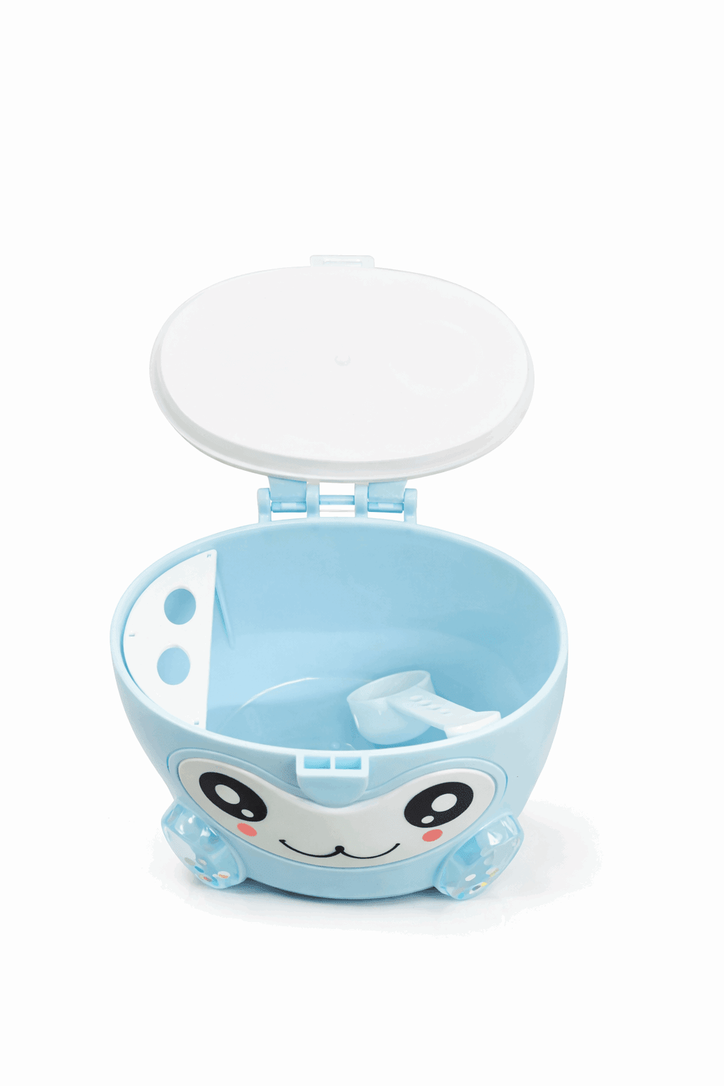 Cute Apple Milk Powder Container Blue - Kiddiesco