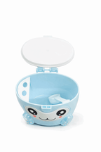 Cute Apple Milk Powder Container Blue - Kiddiesco