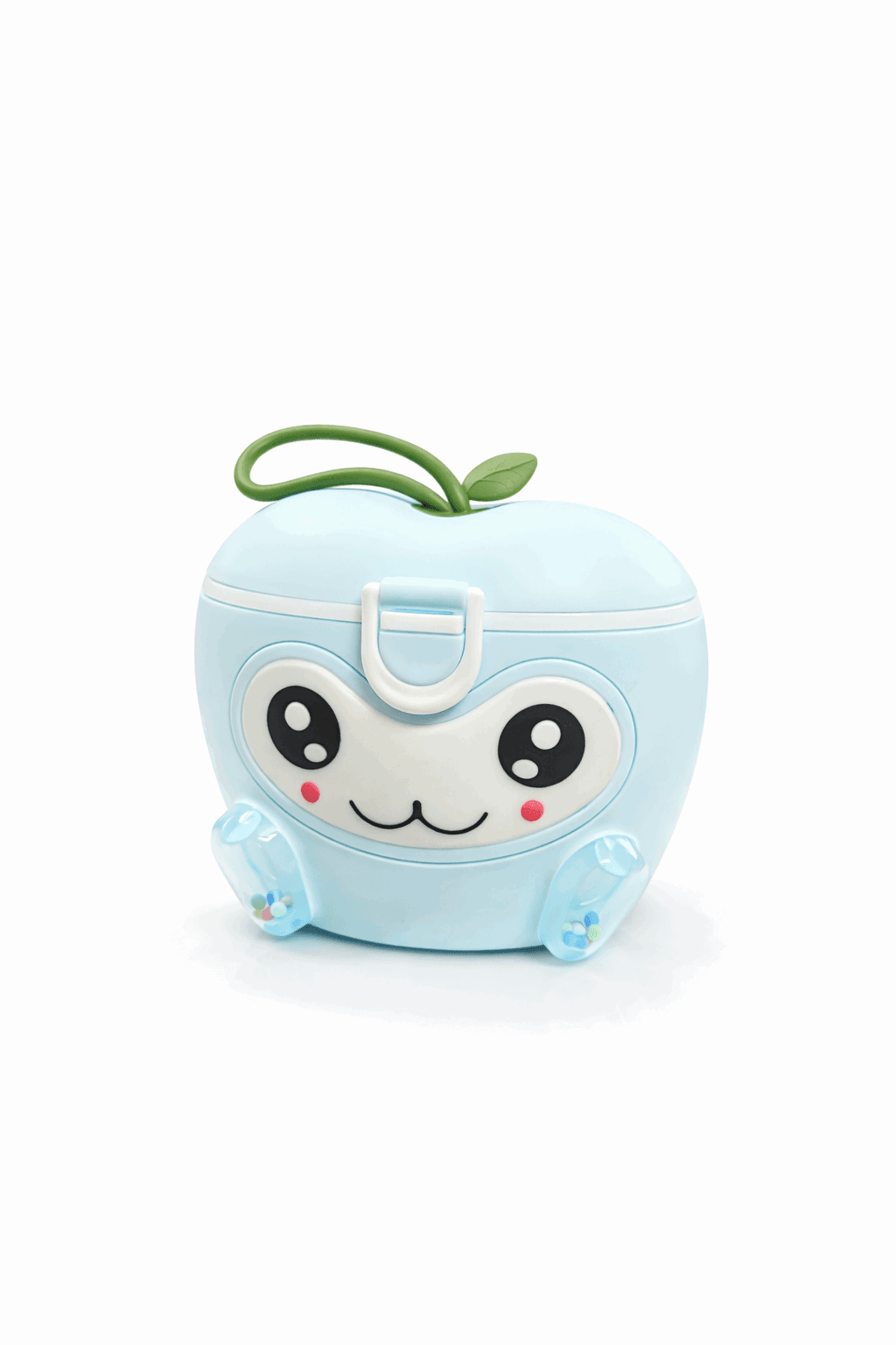 Cute Apple Milk Powder Container Blue - Kiddiesco