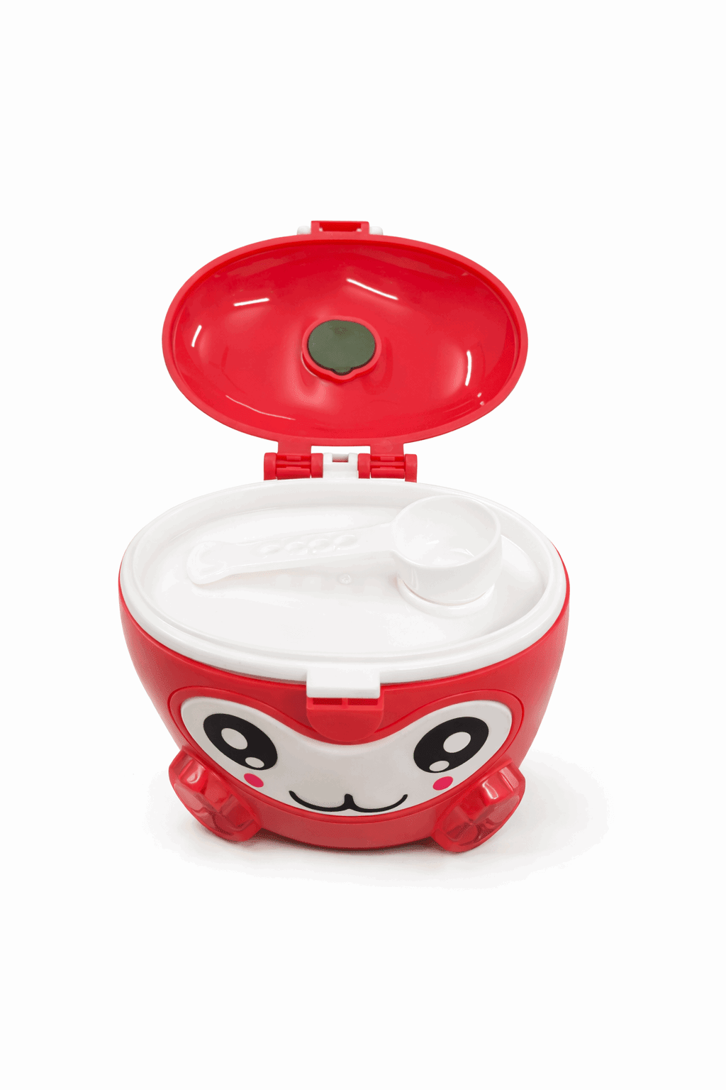 Cute Apple Milk Powder Container Red - Kiddiesco