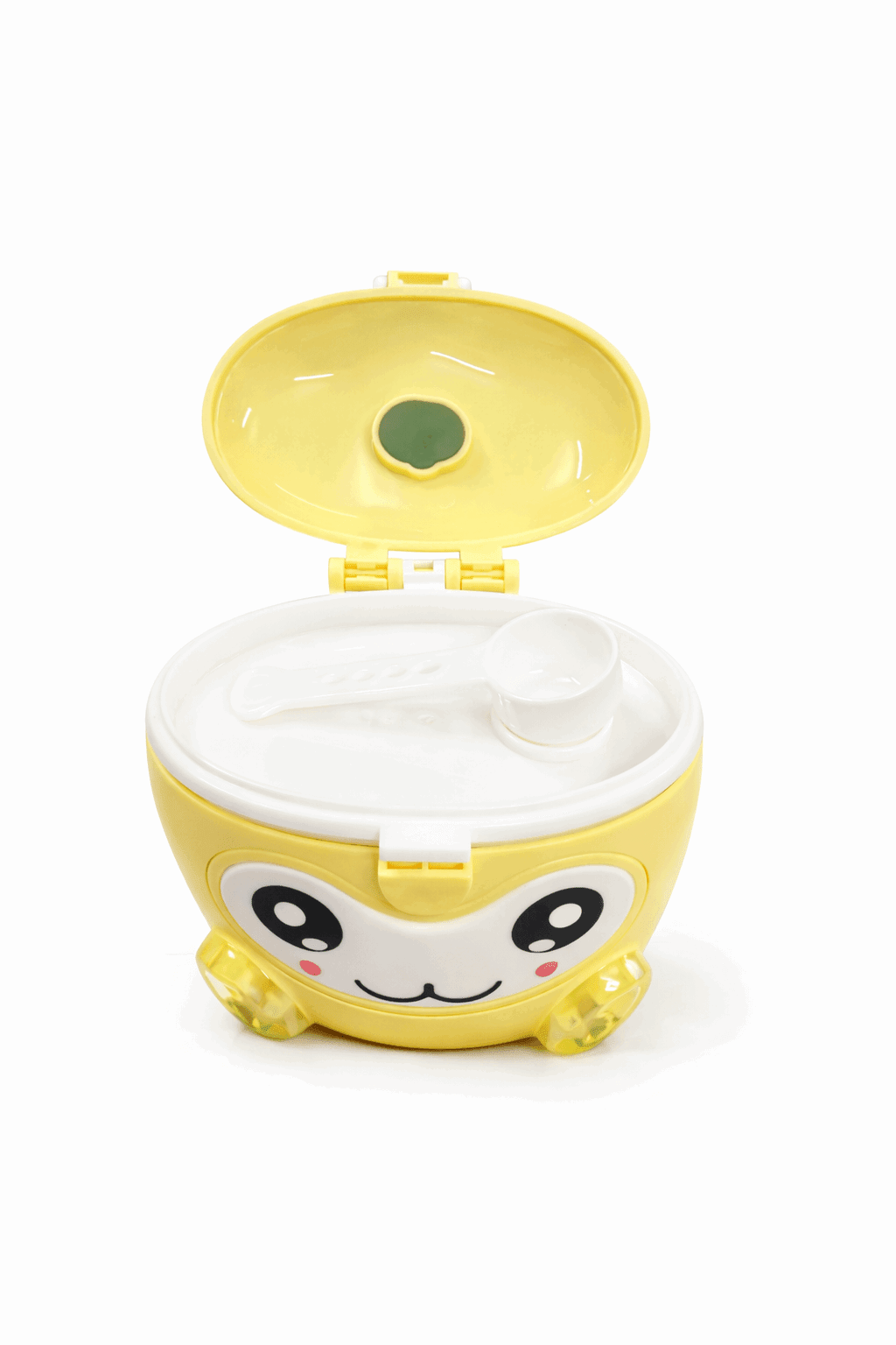 Cute Apple Milk Powder Container Yellow - Kiddiesco