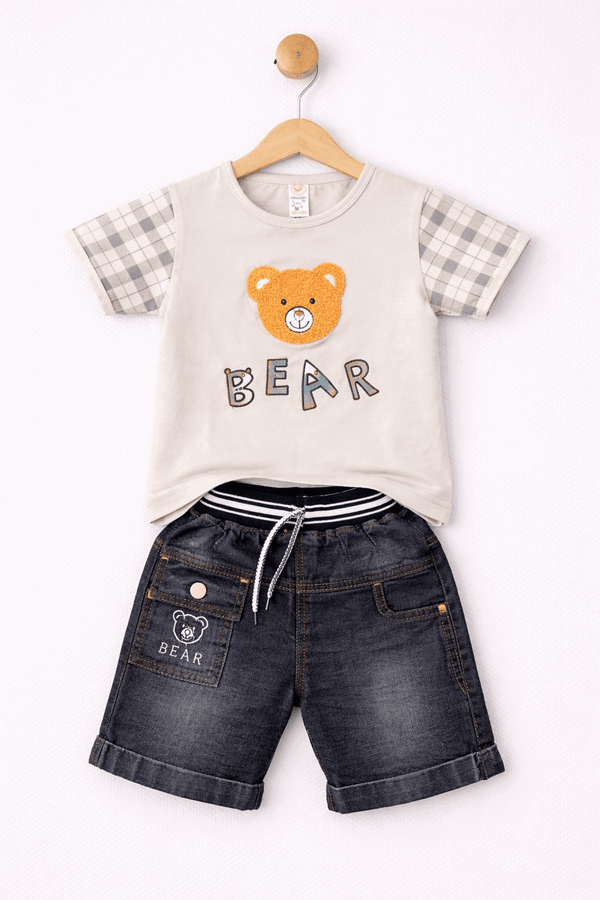 Cute Bear Themed Kids Outfit - Kiddiesco