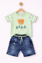 Cute Bear Themed Kids Outfit - Kiddiesco