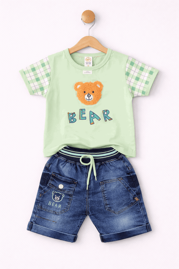 Cute Bear Themed Kids Outfit - Kiddiesco