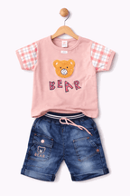 Cute Bear Themed Kids Outfit - Kiddiesco