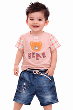 Cute Bear Themed Kids Outfit - Kiddiesco
