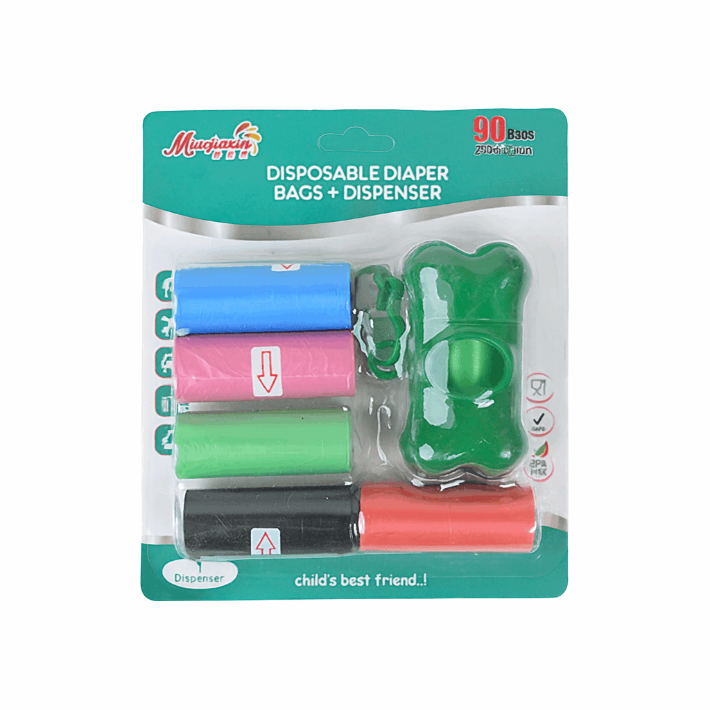 Disposable Diaper Bags & Dispenser - Kiddiesco