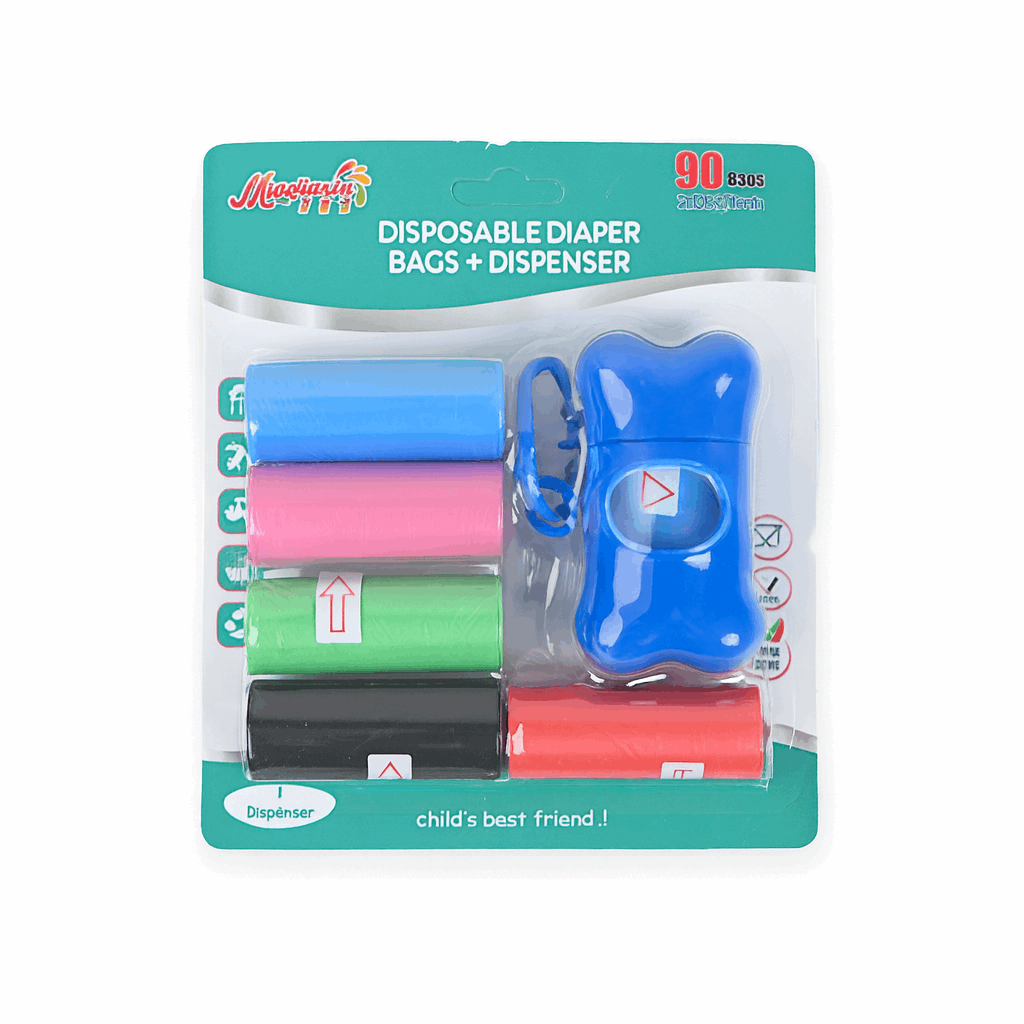 Disposable Diaper Bags & Dispenser - Kiddiesco