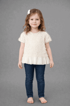 Elegant Charm Peplum Shirt - Kiddiesco
