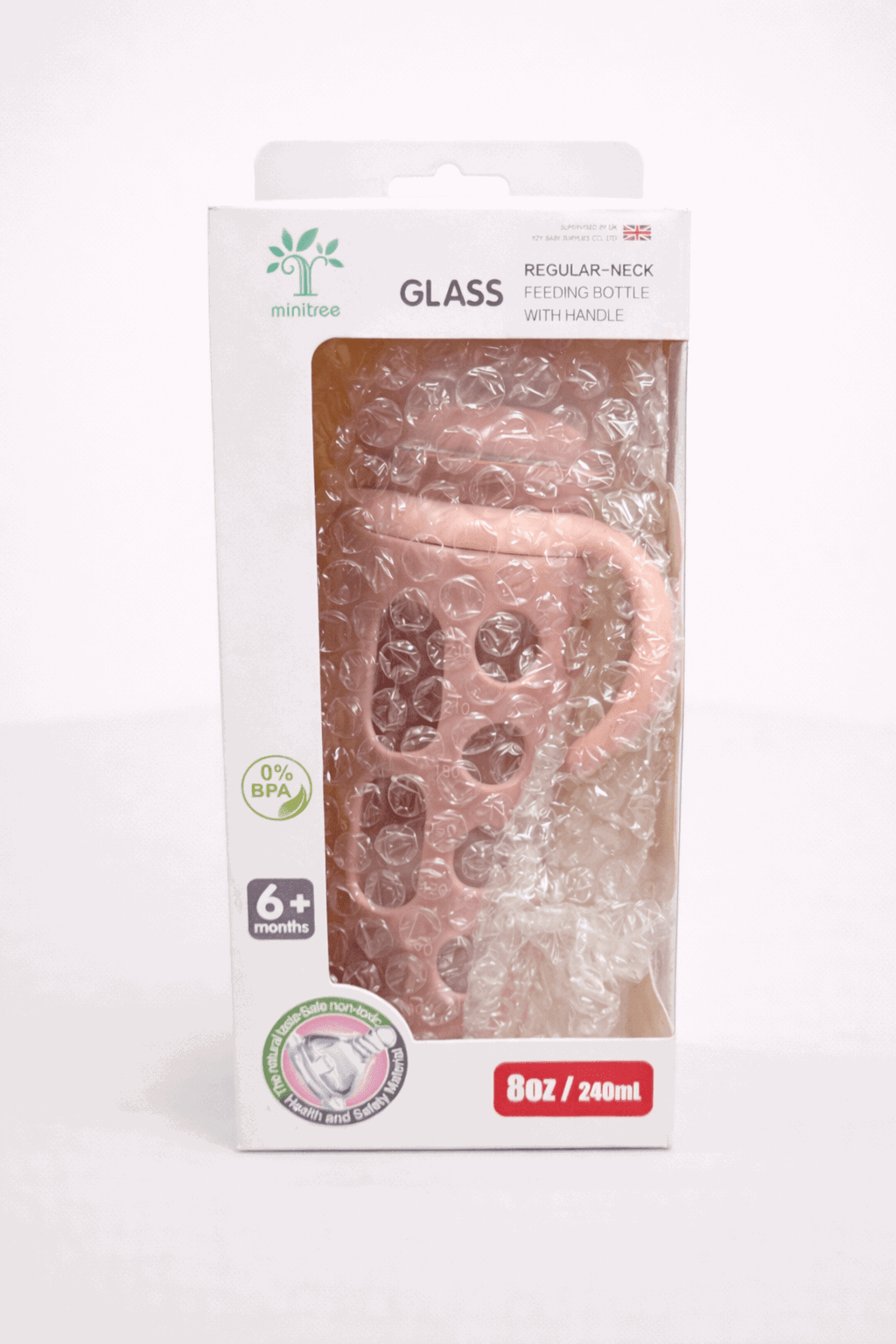 Feeder Minitree Glass Feeding Bottle KCD 027 - Kiddiesco