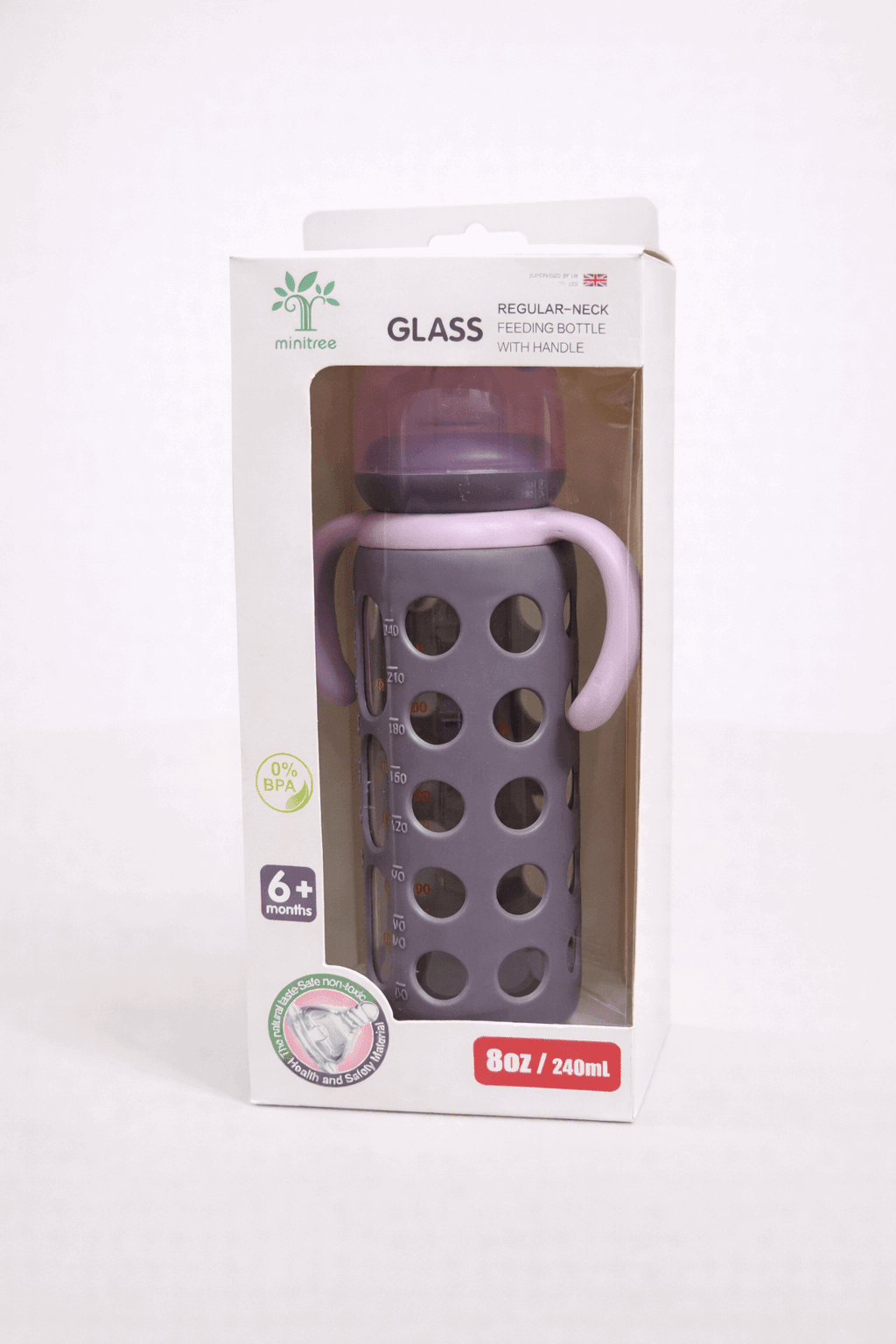 Feeder Minitree Glass Feeding Bottle KCD 028 - Kiddiesco
