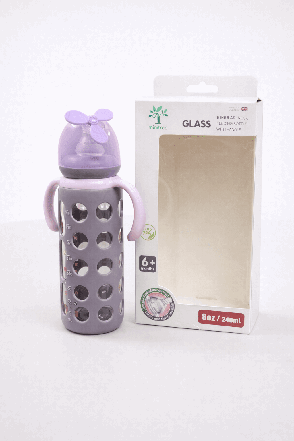 Feeder Minitree Glass Feeding Bottle KCD 028 - Kiddiesco