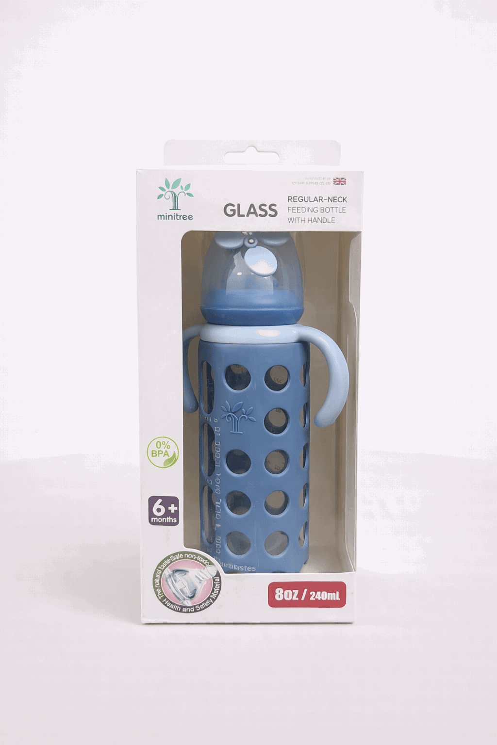 Feeder Minitree Glass Feeding Bottle KCD 029 - Kiddiesco