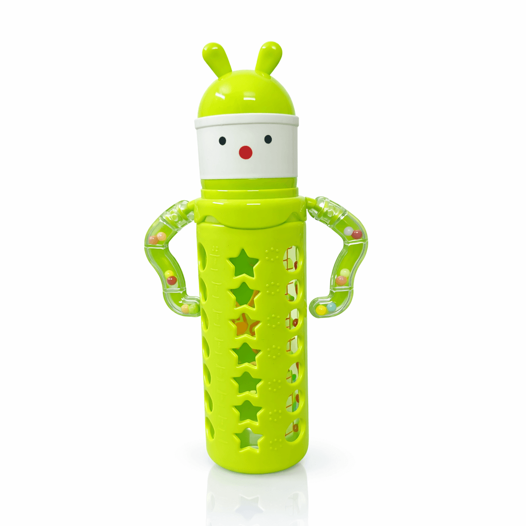Fish Baby Feeder Glass Green Star - Kiddiesco