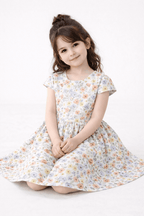 Floral Fairy Frock - Kiddiesco