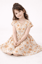 Floral Fairy Frock - Kiddiesco
