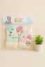 Floral Footprints Infant Socks Pack of 2 - Kiddiesco