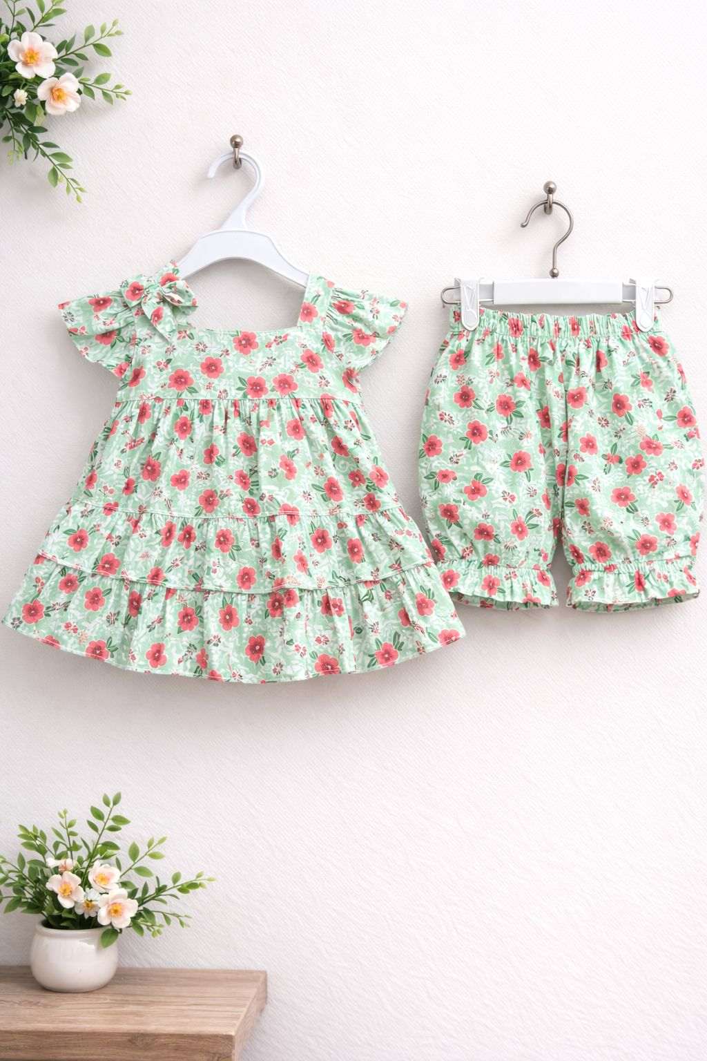 Floral Summer Children's outfit - Kiddiesco