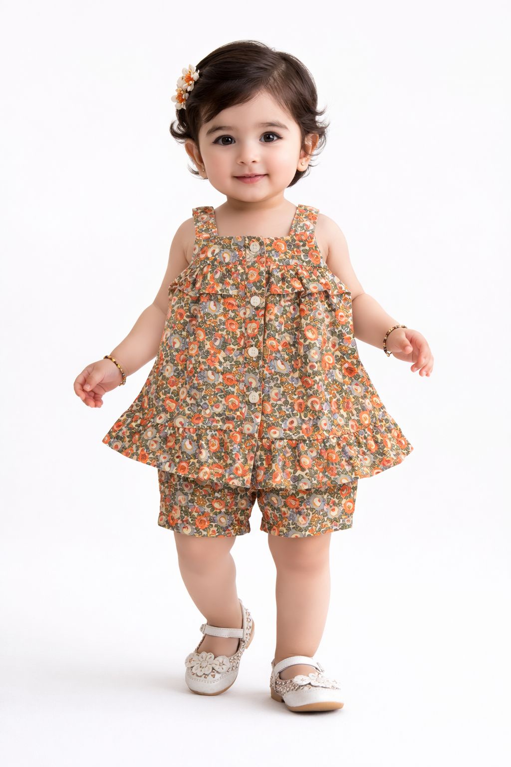 Floral Summer Children's outfit - Kiddiesco