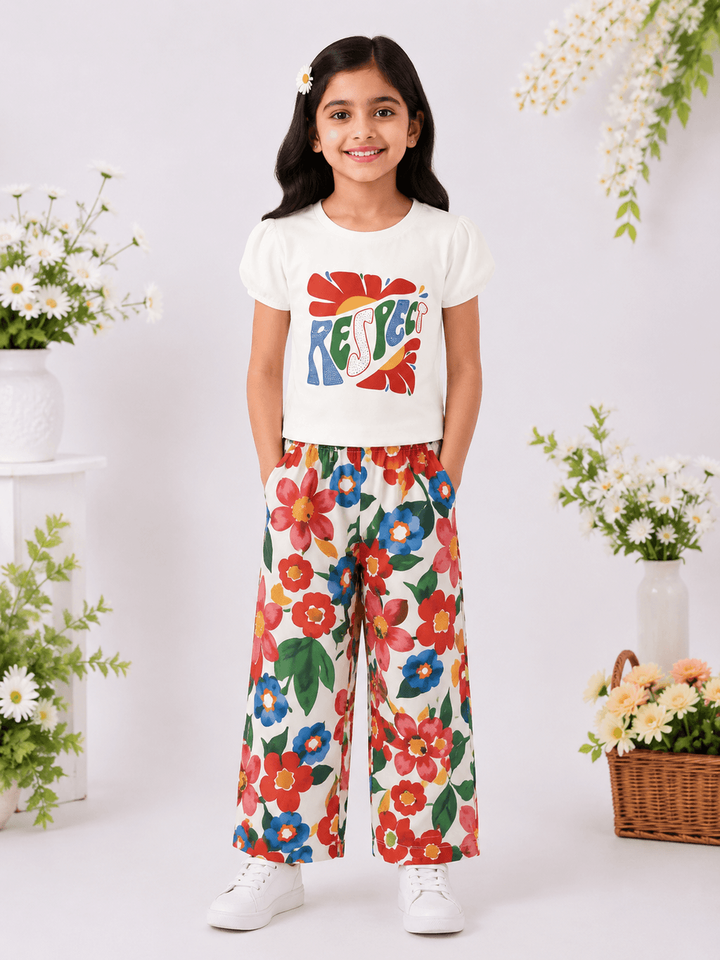 Flower Pop Summer Outfit - Kiddiesco