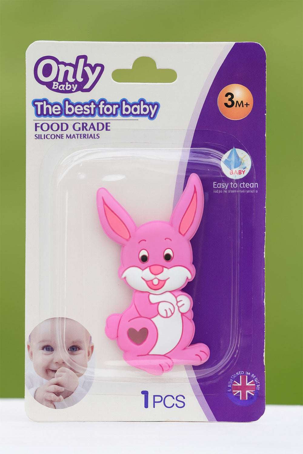 Foodgrade Silicone Rabbit Beads - Kiddiesco Main image