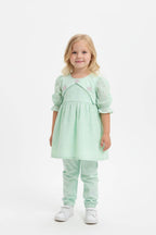 Girl Chikankari Frock 2Pcs - Kiddiesco