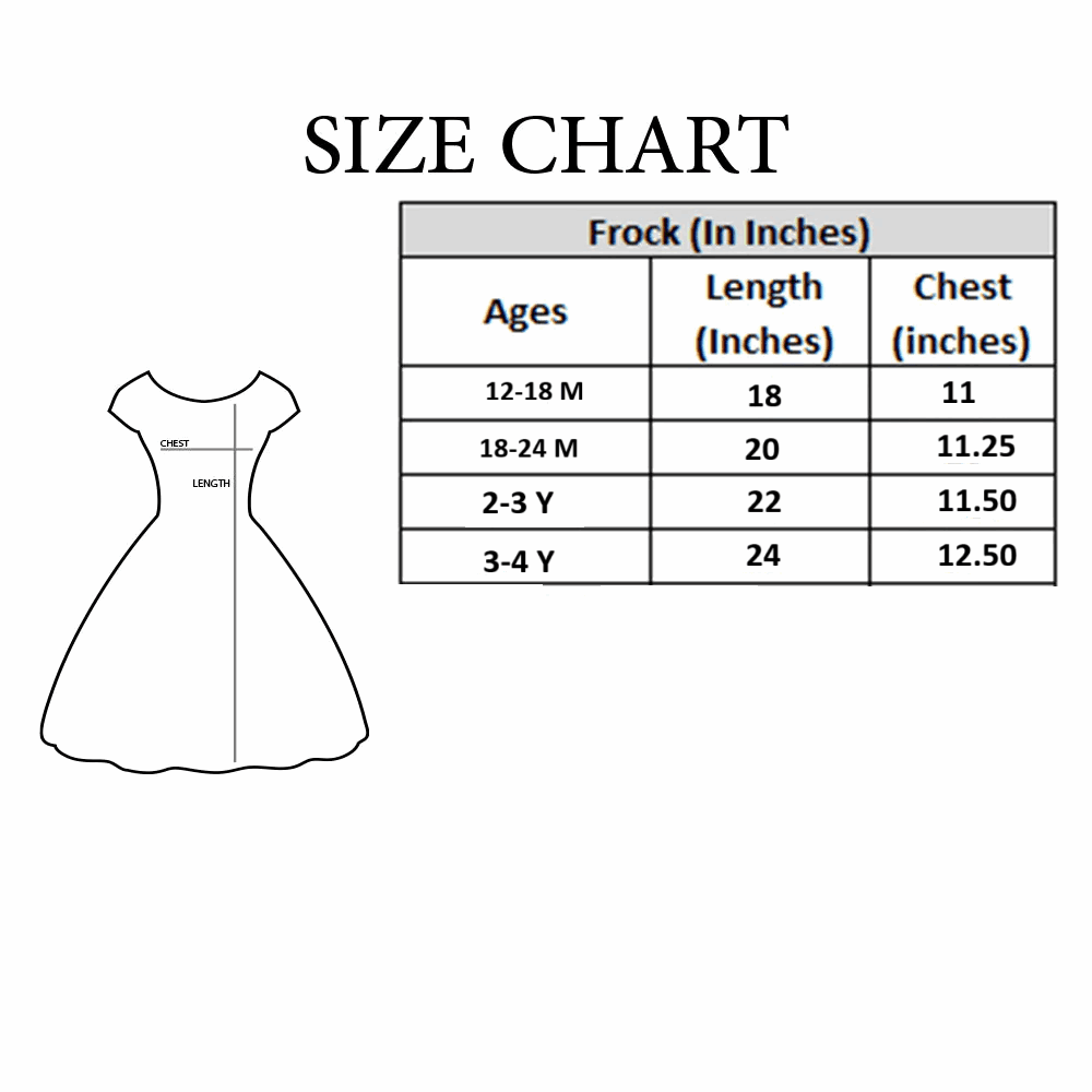 Girl Embroidered Frock KDS 47 Secondary image