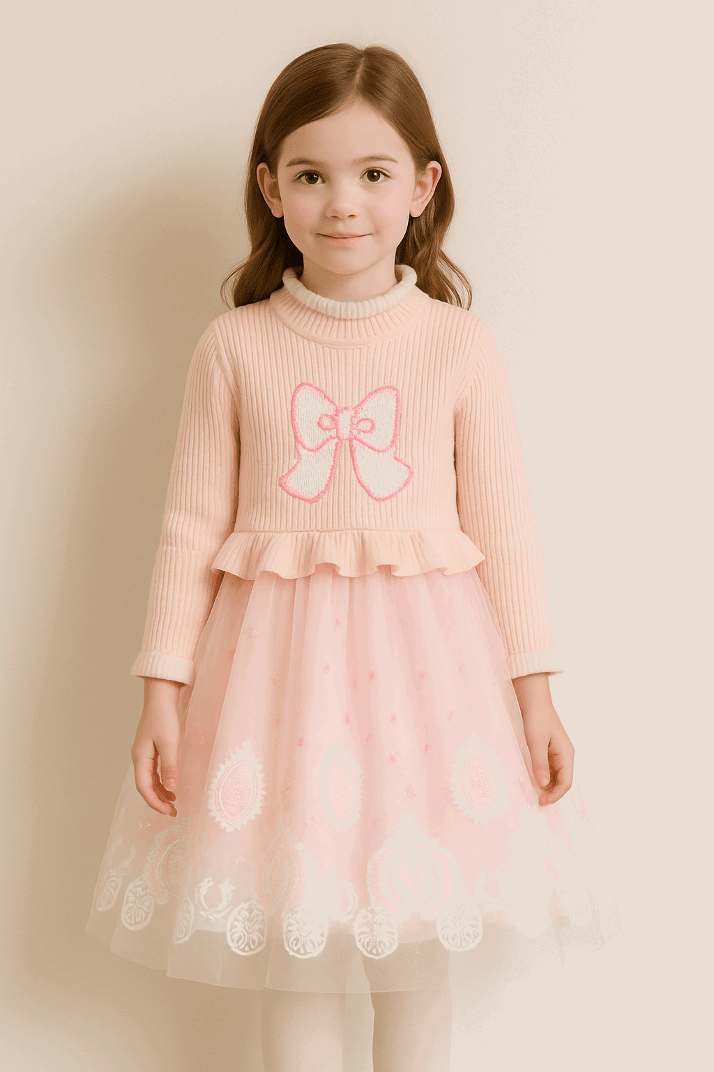 Girl Embroidered Frock KDS 58 - Kiddiesco