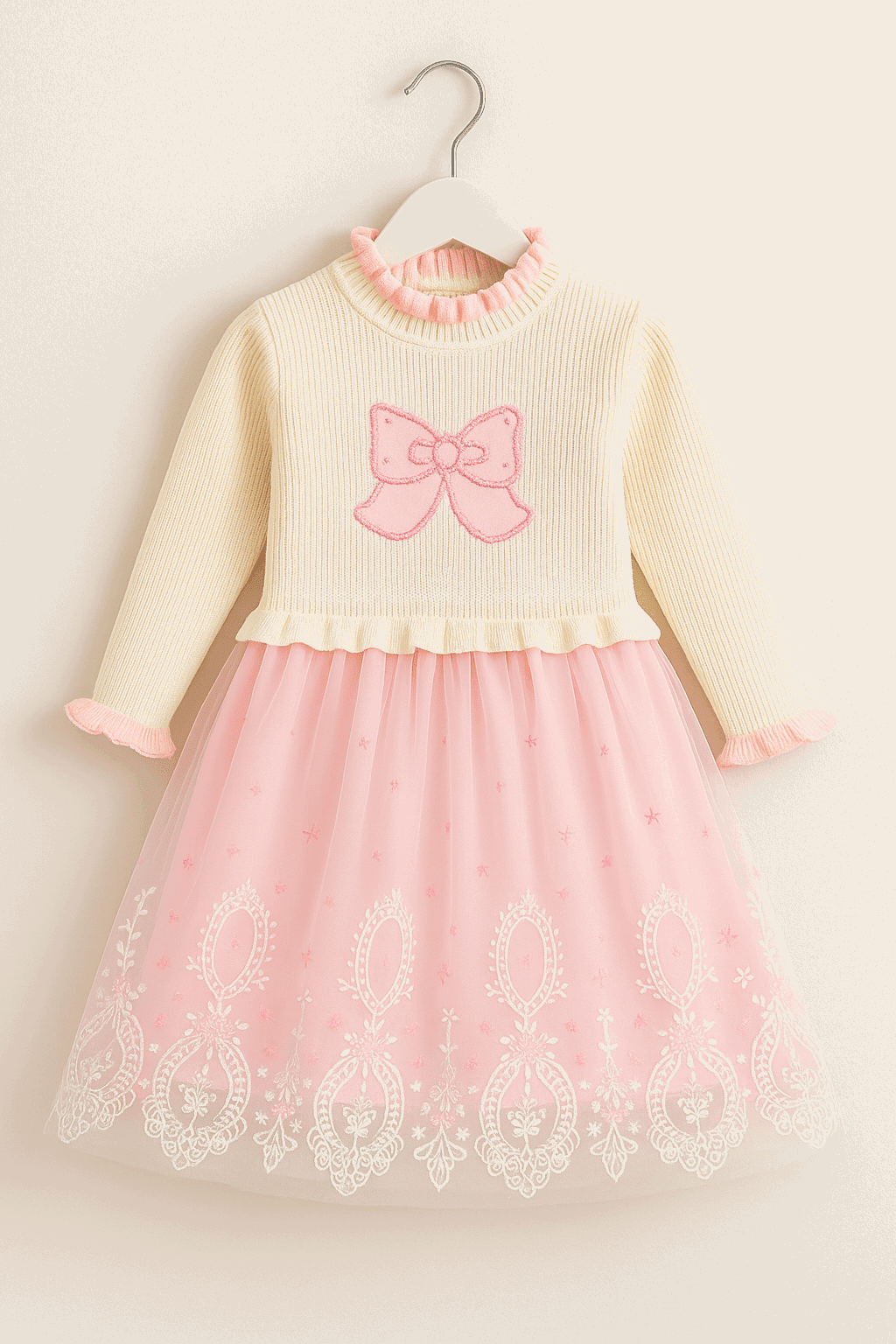 Girl Embroidered Frock KDS 58 - Kiddiesco